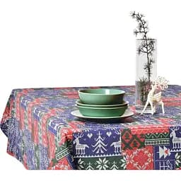Скатерть Ideia с водоотталкивающей пропиткой 170х260 см орнамент (8000035303)