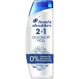 Шампунь и бальзам-ополаскиватель Head & Shoulders против перхоти 2 в 1 Основной уход, 225 мл