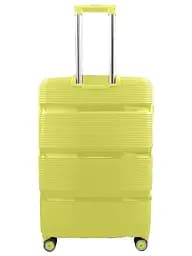 Валіза велика Milano bag 0307 поліпропілен Жовтий - мініатюра 3