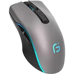 Мишка бездротова ігрова Gamousе X9 з акумулятором та підсвіткою Gray 2.4G Bluetooth
