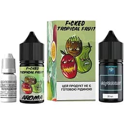 Набір компонентів для самозамісу сольової рідини для вейпу Fucked Lab Mix Salt 30 мл 0-50 мг Tropical Fruit (15509)