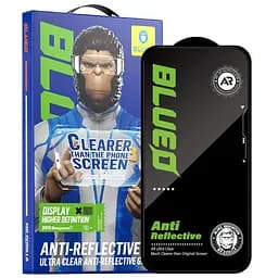 Захисне 2.5D скло Blueo AR Anti-Reflective HD для Apple iPhone 17 Pro Max / 16 Pro Max (6.9) Чорний