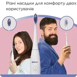 Електрична звукова зубна щітка біла PRO-850 B.Well - мініатюра 10