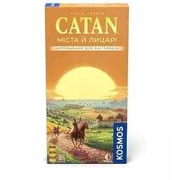 Настольная игра Rozum Катан: Города и рыцари. Дополнение для 5-6 игроков (Catan: Cities & Knights - 5-6 Player Extension) (укр.) (R105UA)