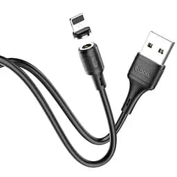 Кабель Hoco Lightning магнитный Sereno magnetic charging cable X52, 1.2 м черный