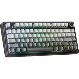 Клавіатура Aula F75 Gasket Reaper Switch Hot-Swap RGB Bluetooth/Wireless/USB UA Black/Grey (6948391209913) - мініатюра 2