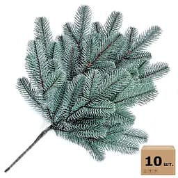 Гілка ялинки штучна Hvoya Lux блакитна 60 см 10 шт.