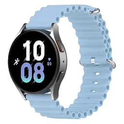 Ремінець для Realme Watch - блакитний ширина кріплення 20мм силікон Watchbands Hump (W37-4WB39964378) - мініатюра 2