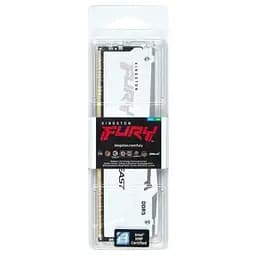 Модуль пам'яті для комп'ютера DDR5 32GB 6400 MHz Beast White RGB XMP Kingston Fury (ex.HyperX) (KF564C32BWA-32) - мініатюра 8
