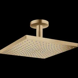 Верхний душ Hansgrohe Raindance Select E 300 1jet Air с потолочным держателем Brushed Bronze 26250140, Бронза