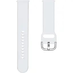Силіконовий ремінець Normal Watchbands Samsung Galaxy Watch 4 Classic 42mm - білий розмір L ширина кріплення 20мм (WB00S4NORMAL1442)