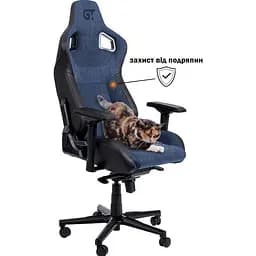 Геймерське крісло GT Racer X-8005 Dark Blue/Black [147951] - мініатюра 4