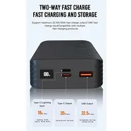 Повербанк Powerbank XO PR-144 20000mAh Type-C PD20W Black - мініатюра 3