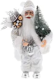 Новорічна фігура Санта Клаус з Ялинкою BonaDi 16х9х30 см dec0008679