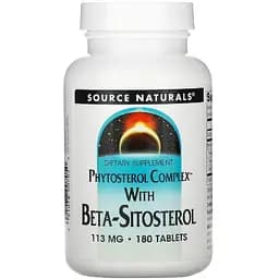 Натуральная добавка Source Naturals Бета-ситостерол 113 мг 180 таблеток