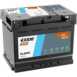 Автомобільний акумулятор Exide Start-Stop EFB 6СТ-60Ah АзЕ 640A EN EL600 (3661024035682)