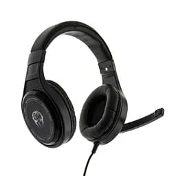 Игровые накладные наушники Canleen CT990 с микрофоном и подсветкой (Черный)