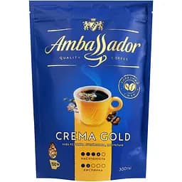 Кава розчинна Ambassador Crema Gold натуральна сублімована 300 г