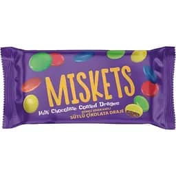 Драже різнокольорове Miskets з молочного шоколаду 20 г