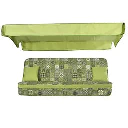 Комплект до гойдалки Ost-Fran Virginia 170x110x7 см, тканина Кераміка зелена/2417