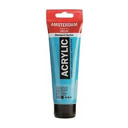 Фарба акрилова Amsterdam 522, Бірюзовий синій 120 мл