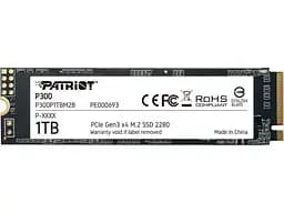 SSD накопитель M.2 Patriot P300 1TB NVMe 2280 PCIe 3.0x4 3D NAND TLC
