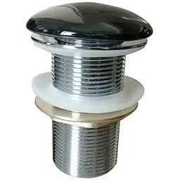 Донний клапан без переливу чорний Volle 90-00-037black, Чорний