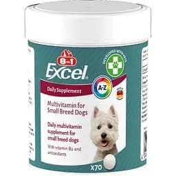 Вітаміни для собак 8in1 Excel Multi Vitamin 70 таблеток (660471 /109372) - мініатюра 4
