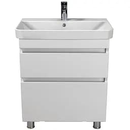 Тумба Мойдодир MoonShine 70 з умивальником Vivace 70 підлогова Білий