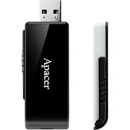 USB флеш-накопичувач Apacer AH350 64GB USB-A 3.0 Black (AP64GAH350B-1) [40398] - мініатюра 3
