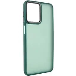 Чехол TPU+PC Lyon Frosted для Motorola Moto E13 Green