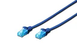 Патч-корд Assmann CAT 5e U-UTP, Cu, PVC AWG 26/7, довжина 3 м, DK-1511-030/B Blue