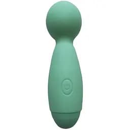 Мінівібромасажер Wooomy Smally Mini Wand Turquoise