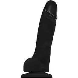 Реалистичный фаллоимитатор Strap-On-Me Soft Realistic Dildo Black - Size L