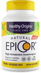 Натуральная добавка Healthy Origins EpiCor 500 mg, 60 вегакапсул