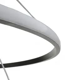 Люстра Brille стельова підвісна в хол LED BR-951S/3 78W WW BK - мініатюра 4