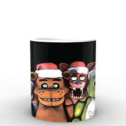 Кухоль GeekLand Five Nights At Freddys П'ять ночей з Фредді постер FN.02.034 330 мл білий