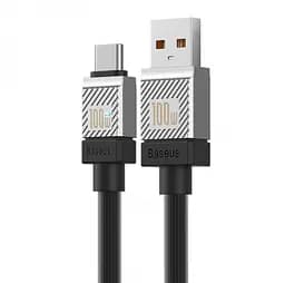 Кабель Baseus CoolPlay Series Fast Charging Cable USB to Type-C 100W 2m CAKW000701 Black