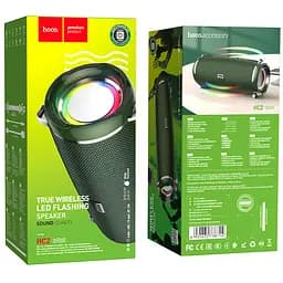 Портативна акустика Hoco Xpress sports BT speaker LED IPX5 HC2 темно-зелена - мініатюра 2