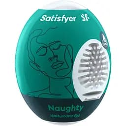 Мастурбатор яйце Satisfyer Egg Single Naughty білий