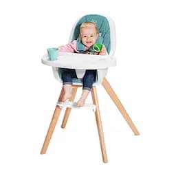 Стільчик для годування 2в1 KiderKraft Tixi Grey - мініатюра 3