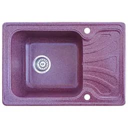 Мийка кухонна Valetti Art Aria 10D прямокутна композитна 640х440 мм червона