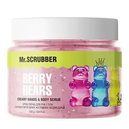 Крем-скраб для рук і тіла Mr. Scrubber Berry Bears з ароматом ягідних желейних ведмедиків 250 г