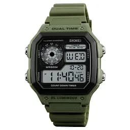 Наручные часы мужские 1299AG Army Green. Skmei acs0030817