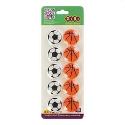 Комплект магнитов Мячик KIDS Line, 10 шт., 30 мм