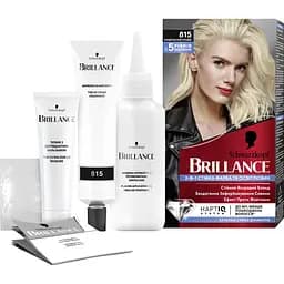 Стійка крем-фарба для волосся Schwarzkopf Brillance відтінок 815 скандинавський блондин 170 мл - мініатюра 4