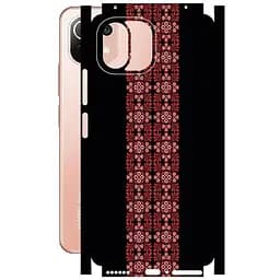 Захисна плівка StatusSKIN для Xiaomi 11 lite 5G NE 2021 Корпус Вініл Вишиванка 2