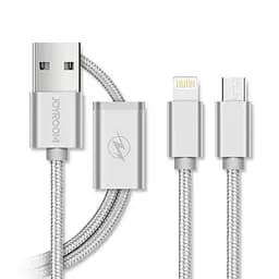 Кабель combo Micro USB+Lightning Joyroom S-M326 1,5 м