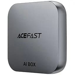Адаптер Acefast QC2 AI Box car wireless CarPlay/Android Auto Metal gray - мініатюра 2