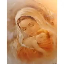 Алмазная мозаика Josef Otten икона Мадонна со стразами на подрамнике 30х40 см (1505580259)